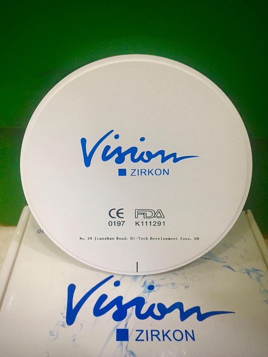 Phôi sứ Vision Zirconia - Phôi sứ Vision